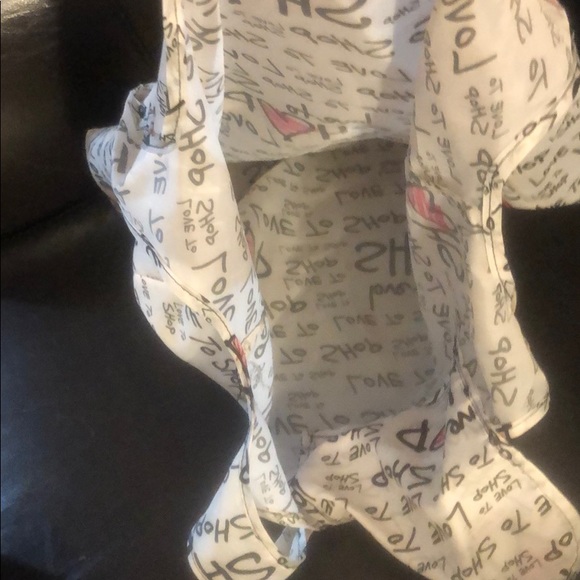 Silky Velcro closure shopping bag - Picture 3 of 3